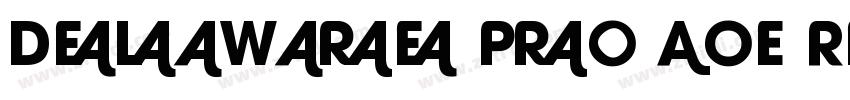 Delaware Pro AOE Reg字体转换